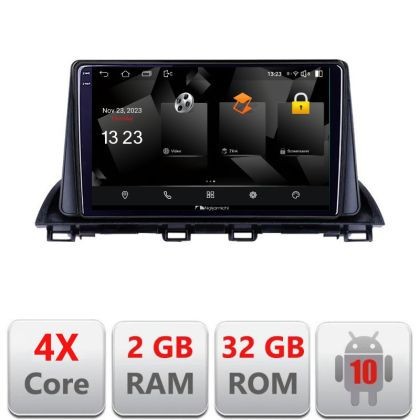 Navigatie Mazda 3 2014-2019 5230-463 Android Ecran 720P Quad Core 2+32 carplay android auto CarStore Technology