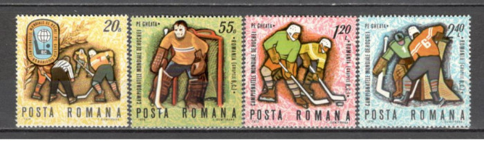 Romania.1970 C.M. de hochei pe gheata CR.208