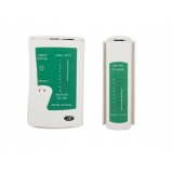 Cumpara ieftin Tester cablu de retea RJ45 RJ11, cu functie de scanare automata normala rapida si husa de depozitare, 10x10x3 cm, negru