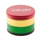 Cumpara ieftin Grinder metalic Santa Cruz Rasta, Large, 4 Parti, O70mm