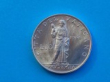 10 Lire 1965 Vatican-UNC-RAR, Europa, Aluminiu