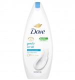 Gel de dus Dove Gentle Scrub, 250 ml, cu minerale exfoliante si hidratare pentru piele fina