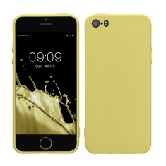 Husa pentru Apple iPhone 5 / iPhone 5s / iPhone SE, Silicon, Galben, 33098.119