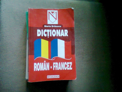 DICTIONAR ROMAN-FRANCEZ foto