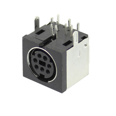 Conector mini DIN 7 pini, cu ecranaj - 654330 foto