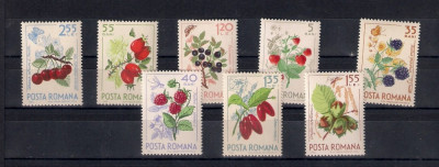 ROMANIA 1964 - FRUCTE DE PADURE - MNH - LP 598 foto