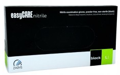Mănuși de nitril negre L 100 buc., EASYCARE