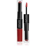 L&rsquo;Or&eacute;al Paris Infallible 24H ruj rezistent si luciu de buze. 2 in 1 culoare 502 Red To Stay 5,7 g