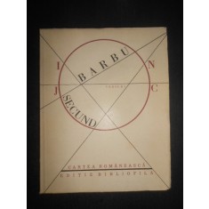 Ion Barbu - Joc secund. Versuri (reeditarea editiei 1930)
