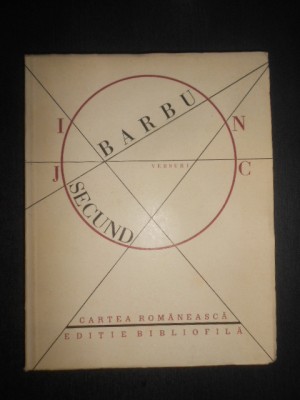 Ion Barbu - Joc secund. Versuri (reeditarea editiei 1930) foto