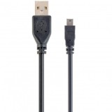 Cablu Date si Incarcare USB-A - miniUSB Gembird, 1.8m, Negru CCP-USB2-AM5P-6, Universal
