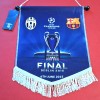Fanion meci fotbal JUVENTUS TORINO - FC BARCELONA (FINALA CHAMPIONS LEAGUE / BERLIN 06.06.2015)-produs UEFA