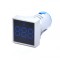 Voltmetru Digital Patrat de Panou 22mm Albastru AD10122VMS/A 5C014 XXM
