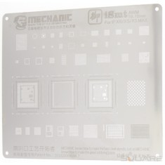 BGA Reballing Mechanic, iSmt Series Steel Stencil 3 in 1, iPhone XR, Xs, Xs Max