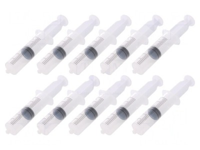 Set 10 Seringi 60ml Luer Lock Transparent Polipropilenă foto