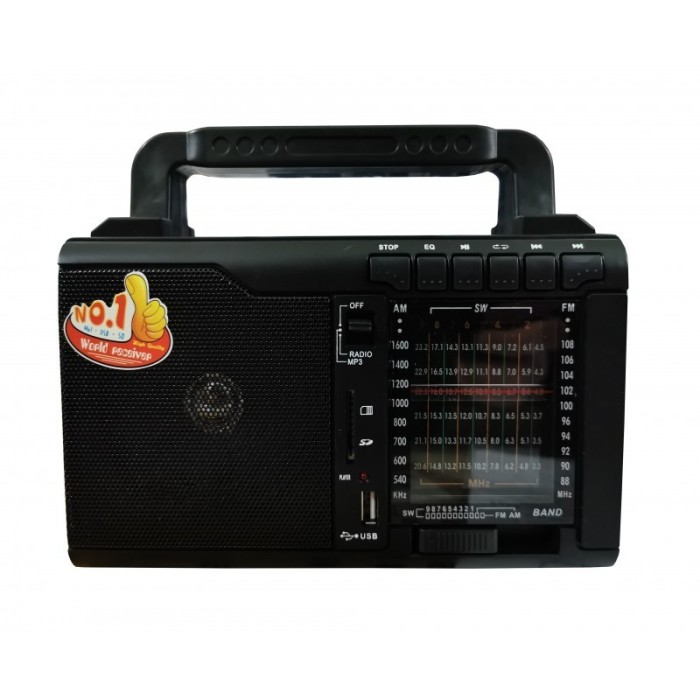 Radio elSales ELS-888 cu USB , cititor card , FM , AM , negru
