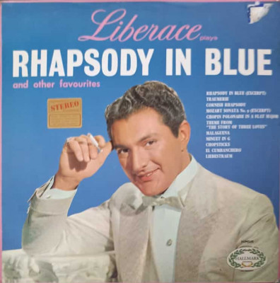 Disc vinil, LP. Liberace Plays Rhapsody In Blue And Other Favorites-LIBERANCE foto