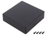 Carcasă universală aluminiu 120x120x34mm negru