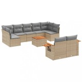 Cumpara ieftin Patio Sofa Set 9-Locuri Beige and Grey