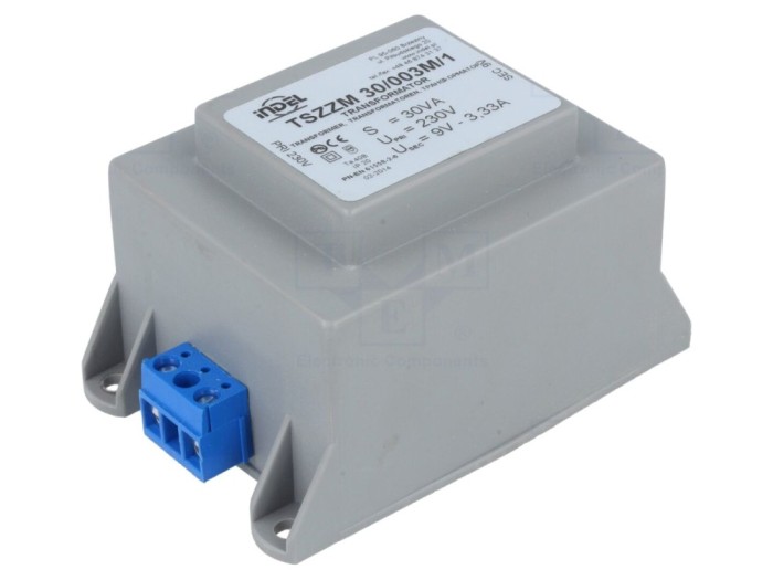 Transformator &icirc;ncapsulat 30VA 230V 9V