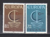 ISLANDA 1966, EUROPA CEPT, serie neuzata, MNH