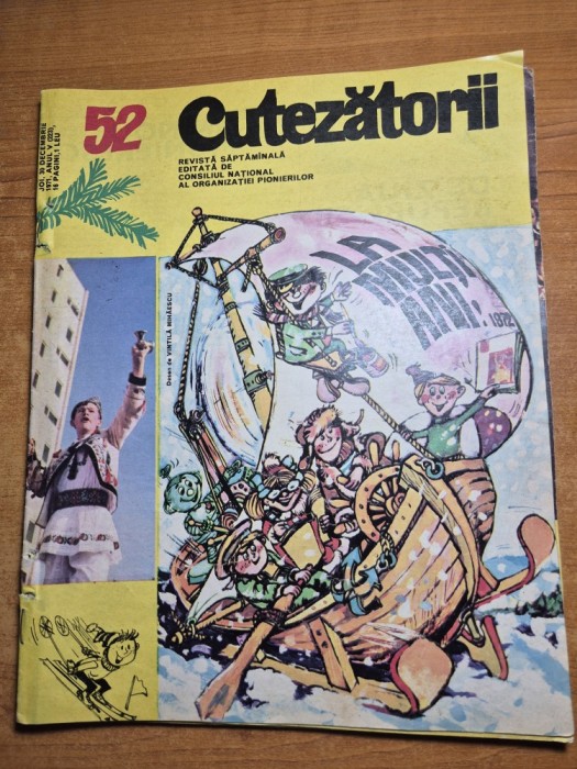 revista cutezatorii 30 decembrie 1971 - numar de anul nou