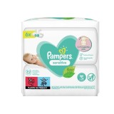 Pampers sensitive Servetele Umede 6 x 52, 312 bucati