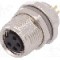 Conector M8, 4 pini, clasa etanseitate IP67, TE Connectivity - T4031017041-000