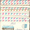 U.R.S.S.Lot 50 buc. scrisori intreguri postale circulate FL.122