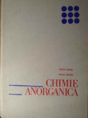 CHIMIE ANORGANICA-EDITH BERAL, MIHAI ZAPAN foto