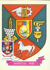 TSV* - MAXIMA IASI - STEMA JUDETULUI HERALDICA `78 foto