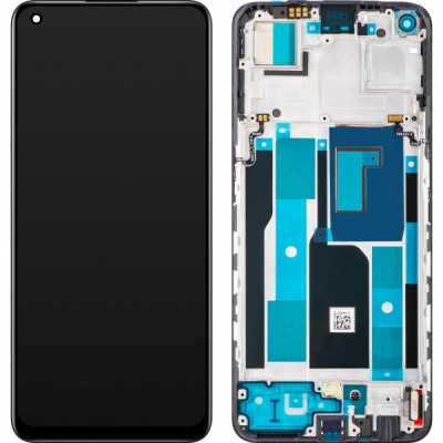 Display cu Touchscreen Realme 9 Pro+, cu Rama, Negru, Service Pack 4909496 foto