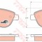 Set placute frana,frana disc LANCIA MUSA (350) (2004 - 2012) TRW GDB1483