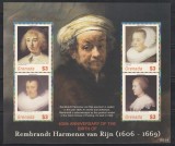 Grenada 2006 - 400 de ani de la nașterea lui Rembrandt, Bloc, MNH, Nestampilat