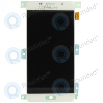 Samsung Galaxy A5 2016 (SM-A510F) Modul display LCD + Digitizer alb GH97-18250A foto