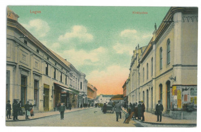 4656 - LUGOJ, Market, Romania - old postcard - used foto