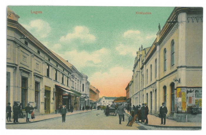 4656 - LUGOJ, Market, Romania - old postcard - used