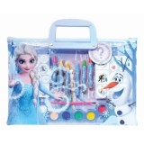 HAPPI HOBBI SET PICTURA GEANTA TRANSPARENTA FROZEN AVENTURA INGHETATA