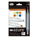 Set 7 markere Royal &amp; Langnickel Azure Trail color, Jad
