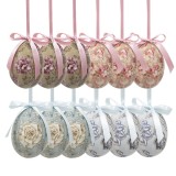 Cumpara ieftin Set 12 oua decorative Paste plastic multicolor &Oslash; 4x5 cm