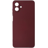 Husă silicon TPU Matte vișiniu &icirc;nchis pentru Samsung Galaxy A07 4G
