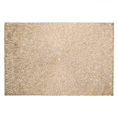 Suport Farfurie PVC, Model Crăciun, Culoare Auriu, Dimensiuni 45x30cm