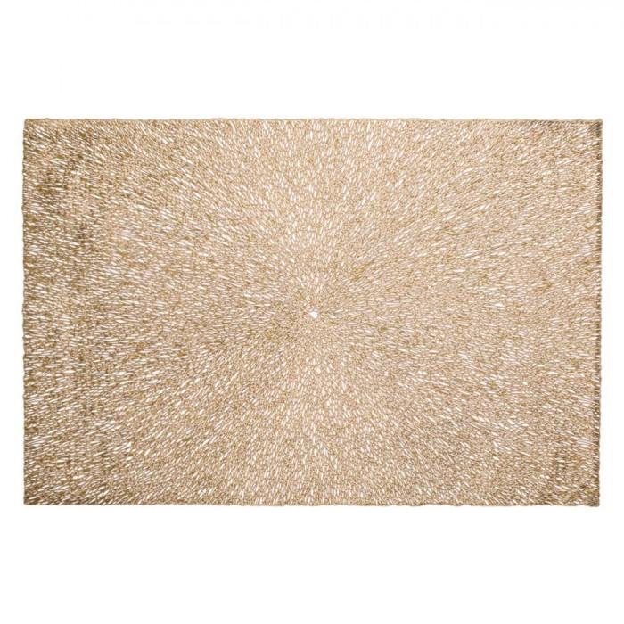 Suport Farfurie PVC, Model Crăciun, Culoare Auriu, Dimensiuni 45x30cm