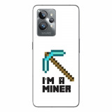 Husa compatibila cu Realme GT2 Pro Silicon Gel Tpu Model Minecraft Miner