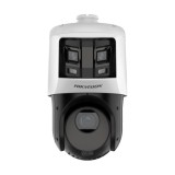 Deep Learning, DarkFighter, ColorVu - Capema IP, 6+4MP, 25X, IR 100m, WL 30m, Alarma - HIKVISION DS-2SE4C425MWG-E26F0
