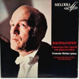 Rachmaninov : Richter, Leningrad Symfonie Orkest, Sanderling &lrm;&ndash; Concert No. 2 In C Opus 18 Voor Piano En Orkest_ vinil, LP, disc _ NM Melodia, Olanda