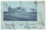 612 - ORADEA, Sports pavilion, BIKE, Litho, Romania - old postcard - used - 1898, Circulata, Printata