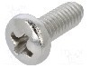 Surub M4, 10mm, otel inoxidabil A2, pas filet 0,7, KRAFTBERG - M4X10/D7985-A2