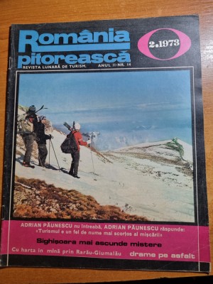 romania pitoreasca februarie 1973-adrian paunescu,tara lovistei,valcea,olenesti foto