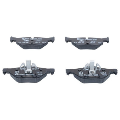 Set placute frana spate ATE, Bmw Seria 1 (E81/E82, E87/E88), 2006-2013, 3 (E90/E91, E92/E93), 2004-2013, X1 (E84), 03.09-06.2015, spate; puntea spate foto